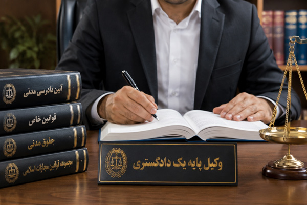 چگونه وکیل پایه یک دادگستری شویم