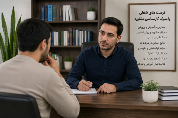 با مدرک کارشناسی مشاوره کجا میشه کار کرد