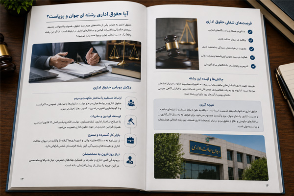 آیا حقوق اداری رشته ای جوان و پویاست