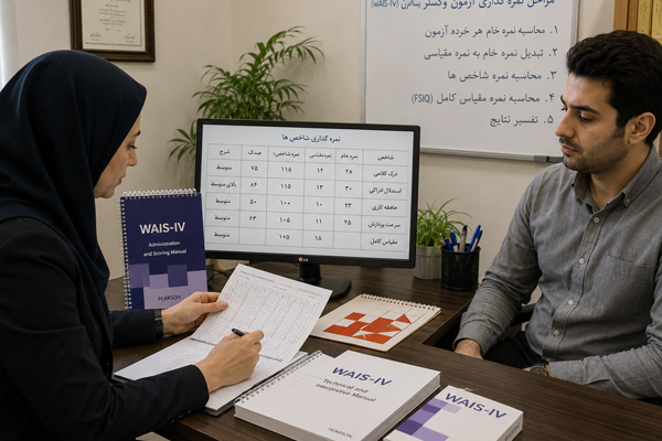 نمره گذاری آزمون وکسلر بزرگسالان