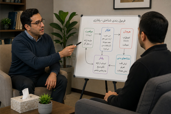 نمونه فرمول بندی شناختی رفتاری