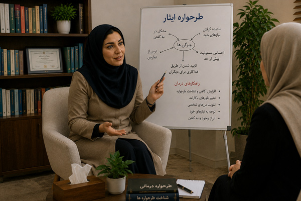 چگونه طرحواره ایثار را درمان کنیم